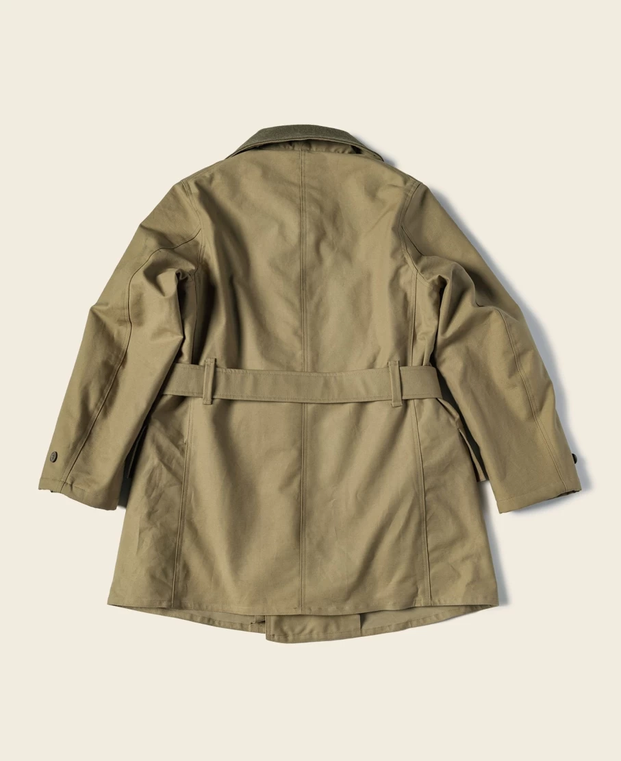 "Bronson M-38 Mackinaw Coat Khaki - Vintage 1938 US Army 1st Model Repro for Men"