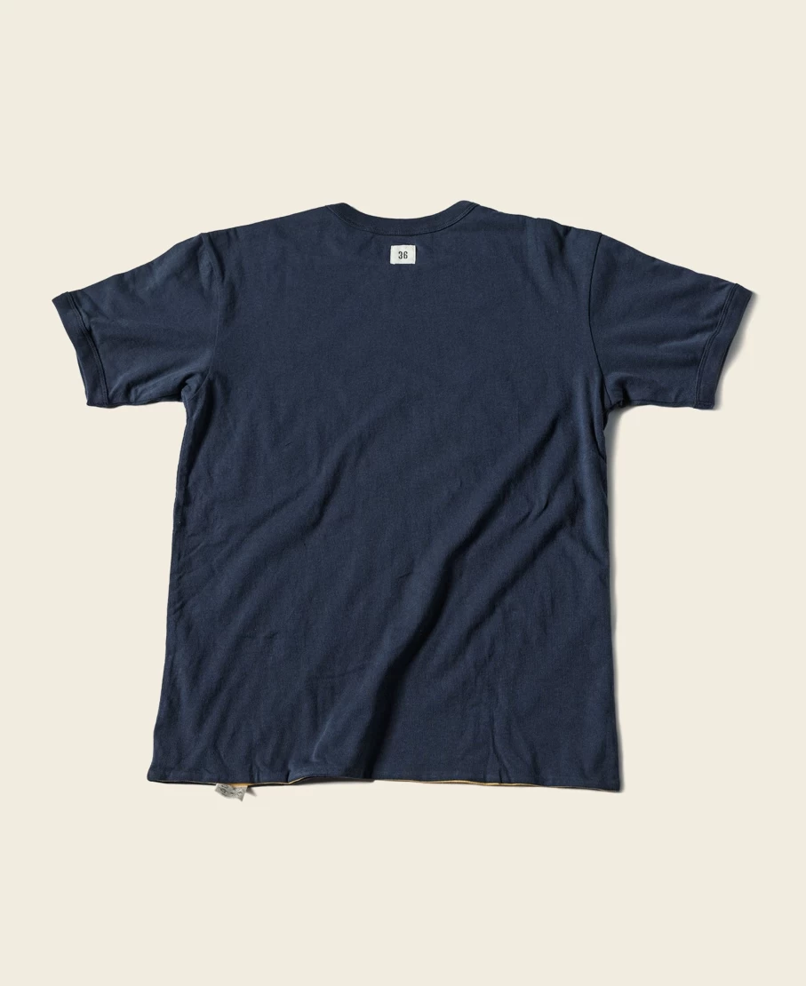 Bronson Men's Navy/Yellow Reversible UDT Team T-Shirt - USN Inspired Military Style Top