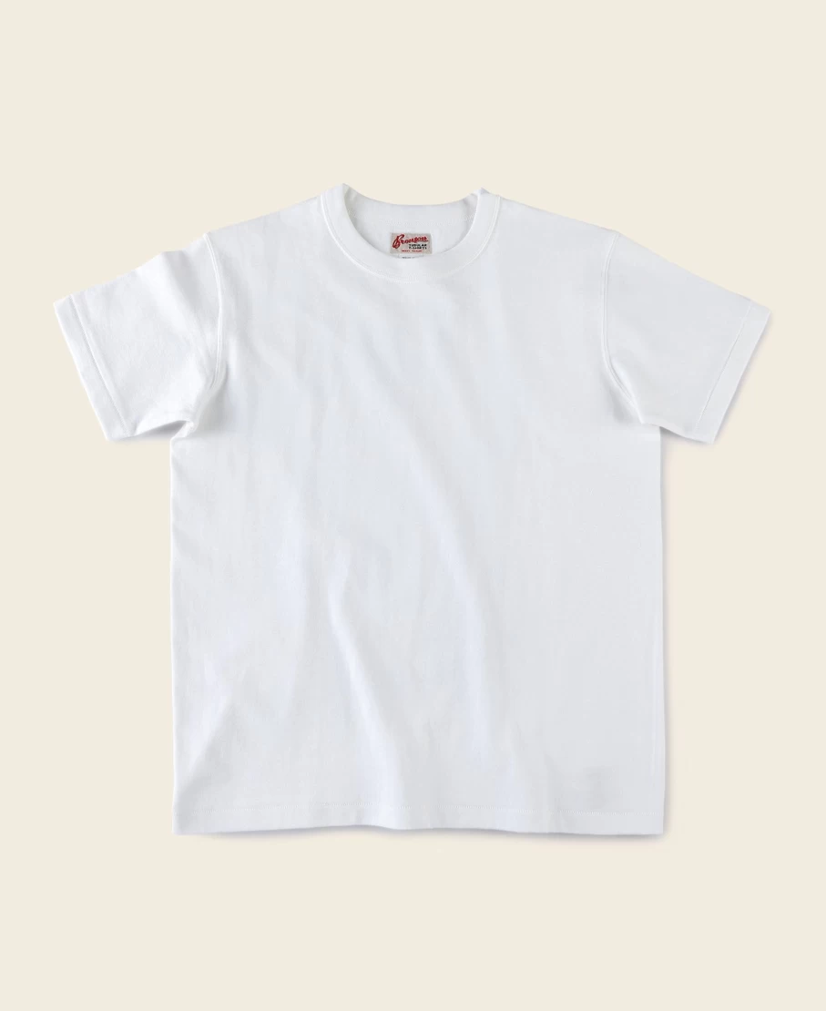 Bronson Men's Loopwheel Tubular Athletic T-Shirt - White