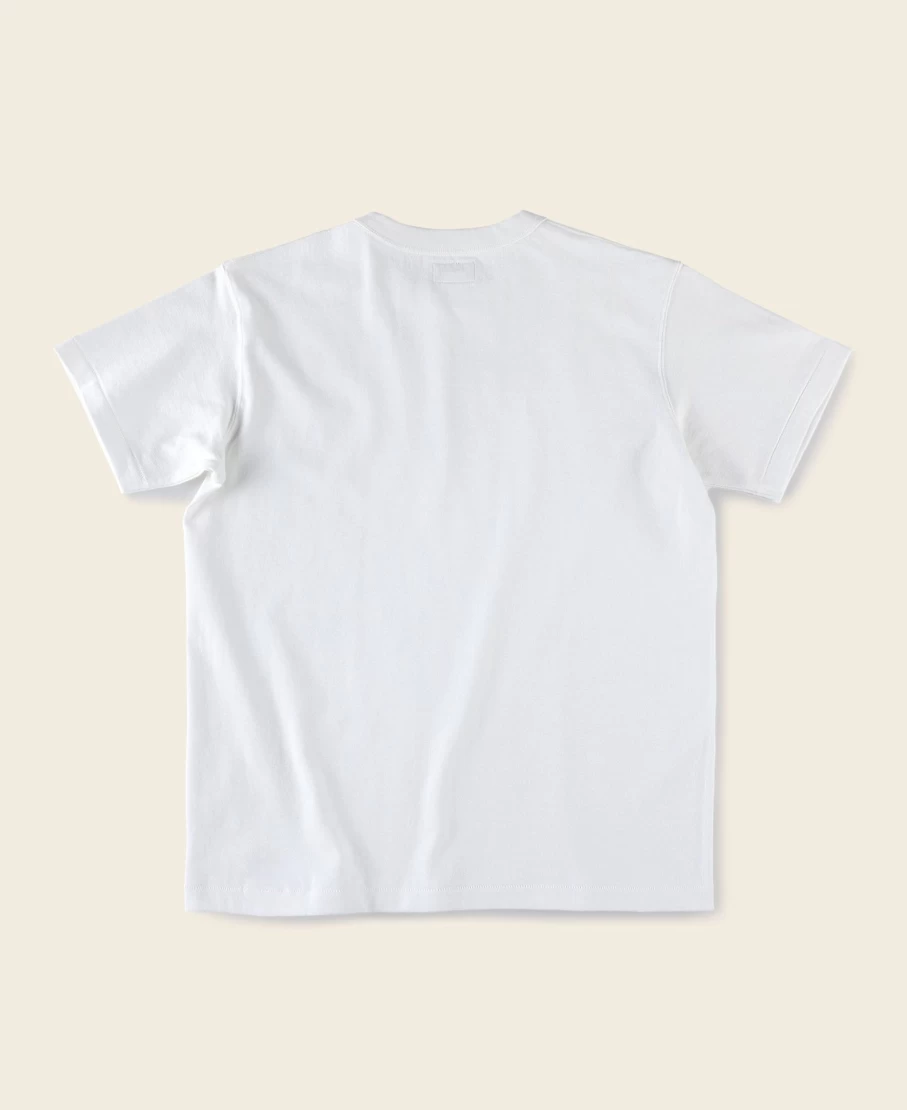 Bronson Men's Loopwheel Tubular Athletic T-Shirt - White