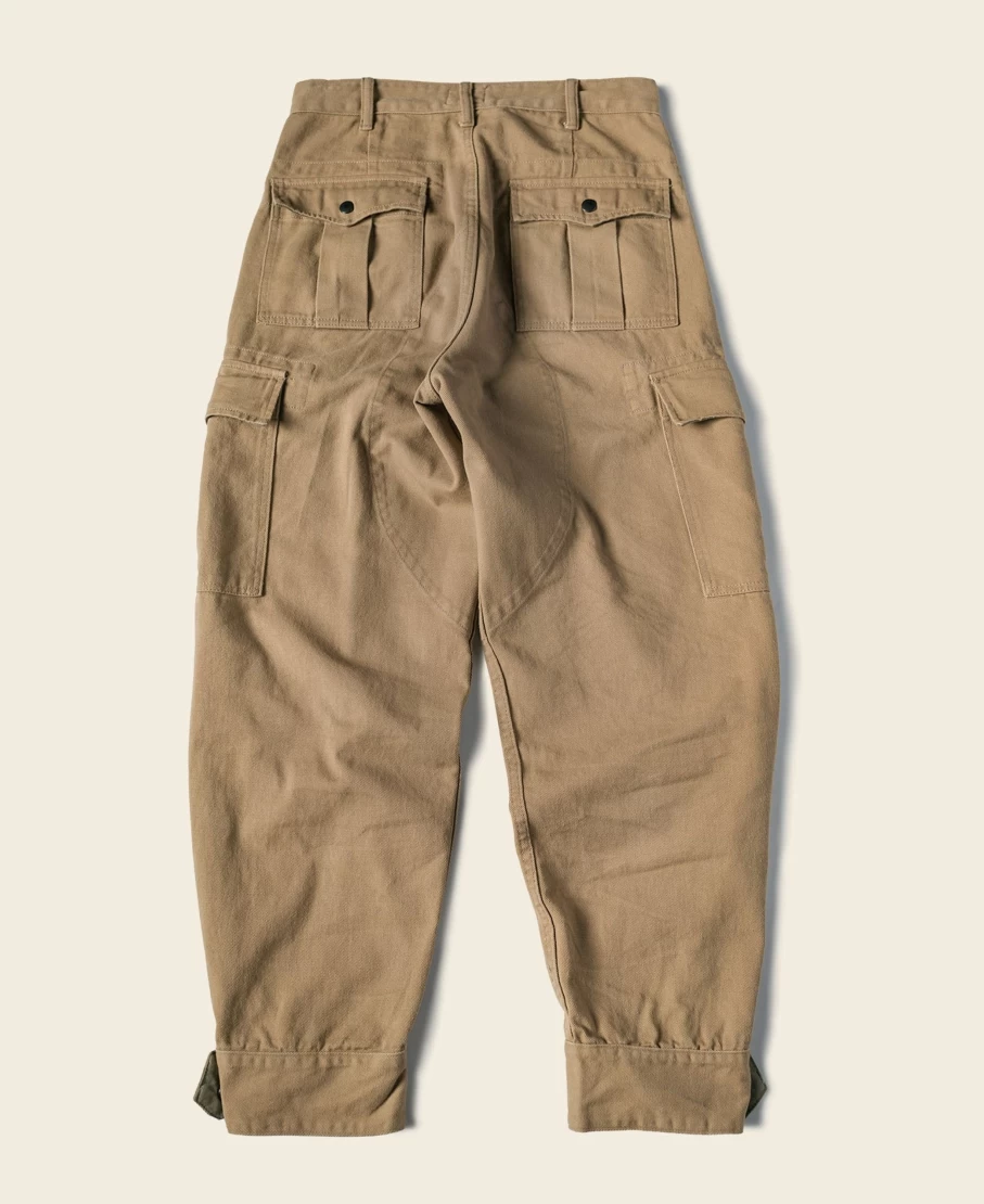 Bronson Men's Khaki Cotton Twill Relaxed Fit Field Pants - 13 Oz Casual Workwear