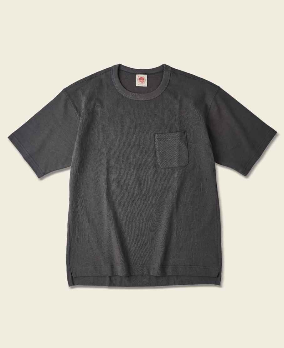 Bronson Men's Dark Gray Classic Pocket T-Shirt - 9.8 Oz Premium Cotton Tee