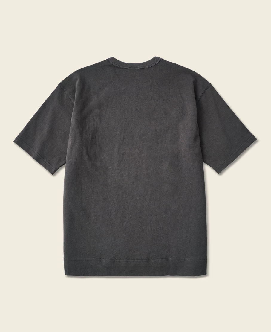 Bronson Men's Dark Gray Classic Pocket T-Shirt - 9.8 Oz Premium Cotton Tee