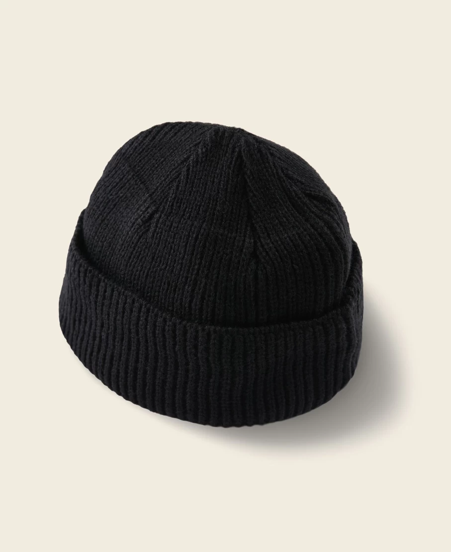 Bronson Men's Black WWII USAAF A-4 Watch Cap Military Style Knit Beanie