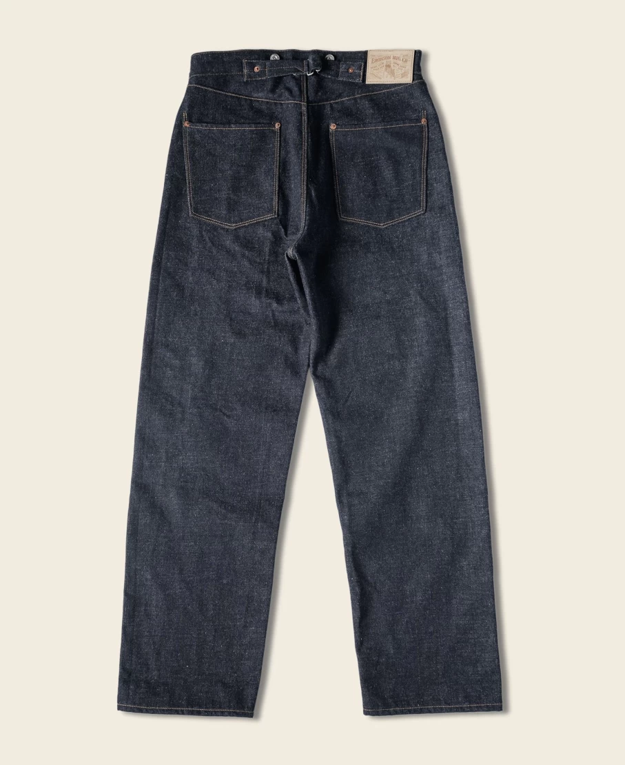 Bronson 1910s Selvedge Denim Jeans for Men - 12.5 Oz Indigo Raw Denim Trousers - Lot 910 Vintage Style
