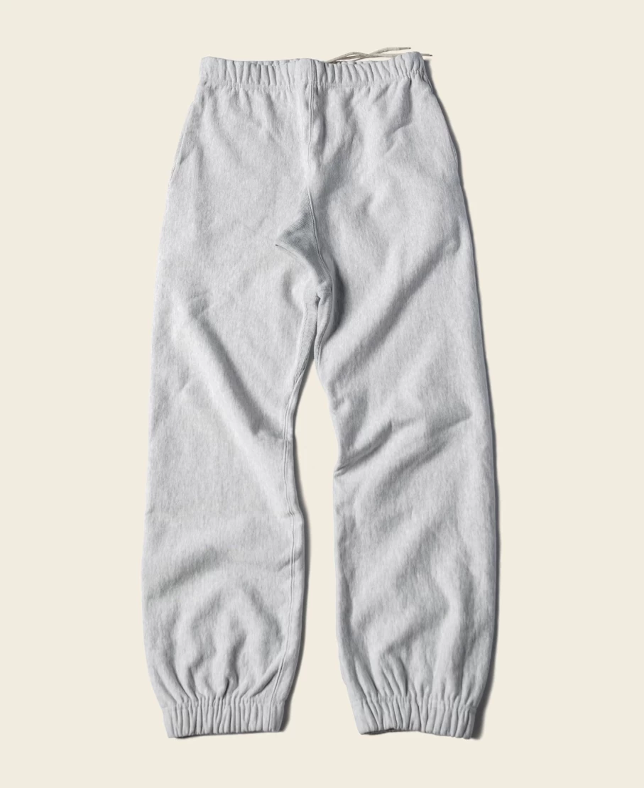 Bronson Men's Gray 1950s Terry Cloth Reverse Weave Sweatpants - 20.5 Oz Vintage Style