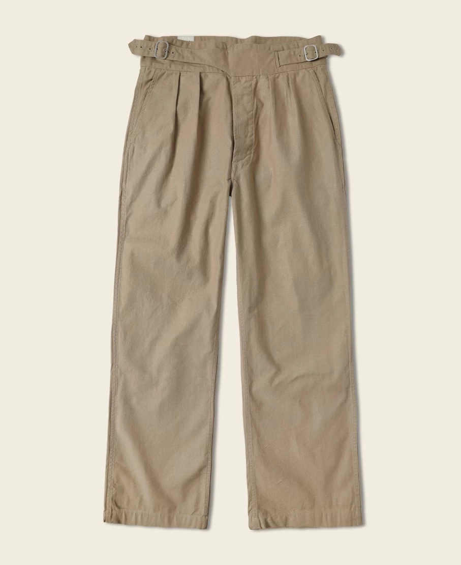 Bronson Men's Khaki Gurkha Bermuda Shorts British Army Style Tactical Pants