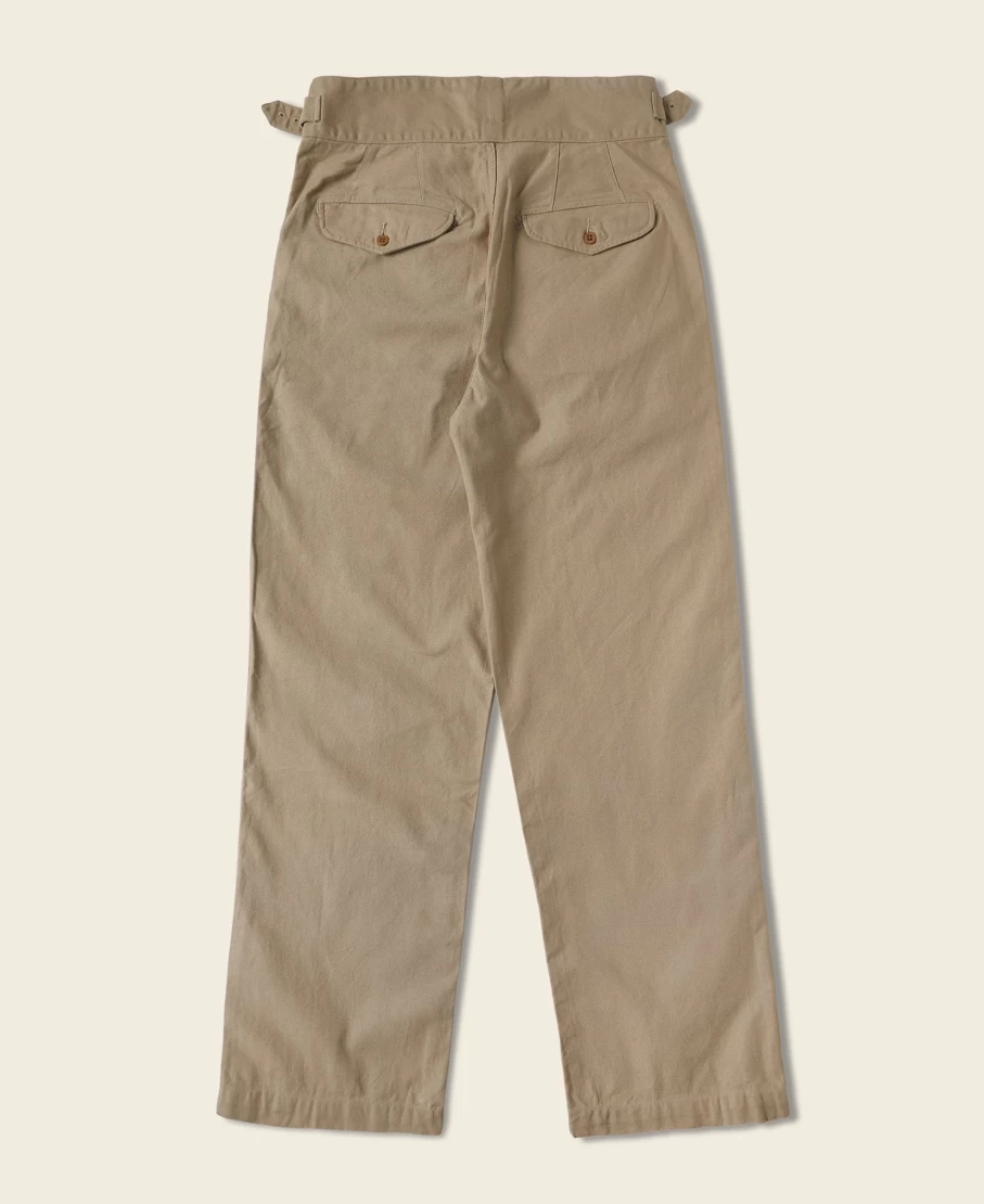 Bronson Men's Khaki Gurkha Bermuda Shorts British Army Style Tactical Pants