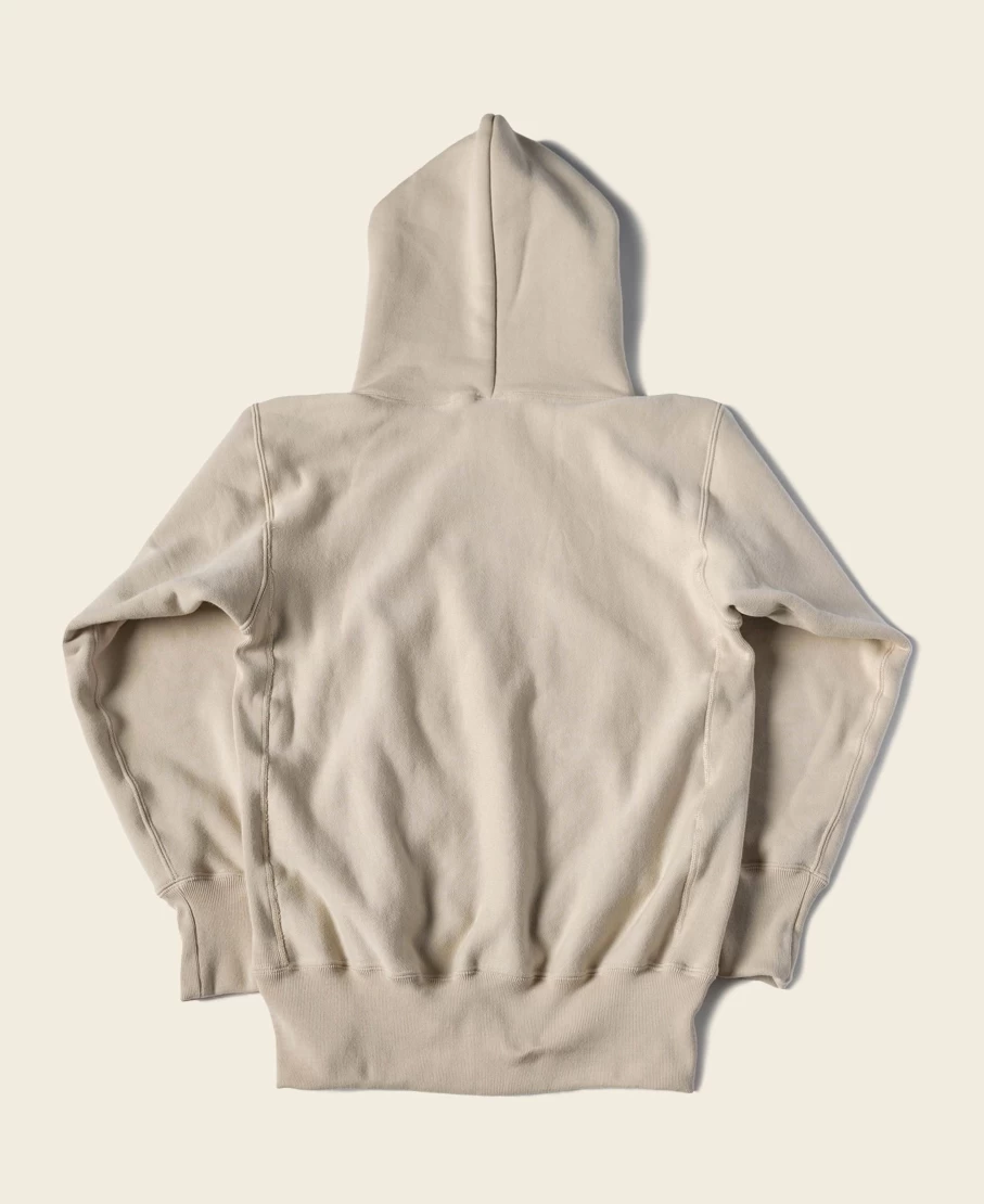 Bronson Men's Apricot Reverse Weave Hoodie - 21 Oz Navy Yard Instructor Style Heavyweight Pullover