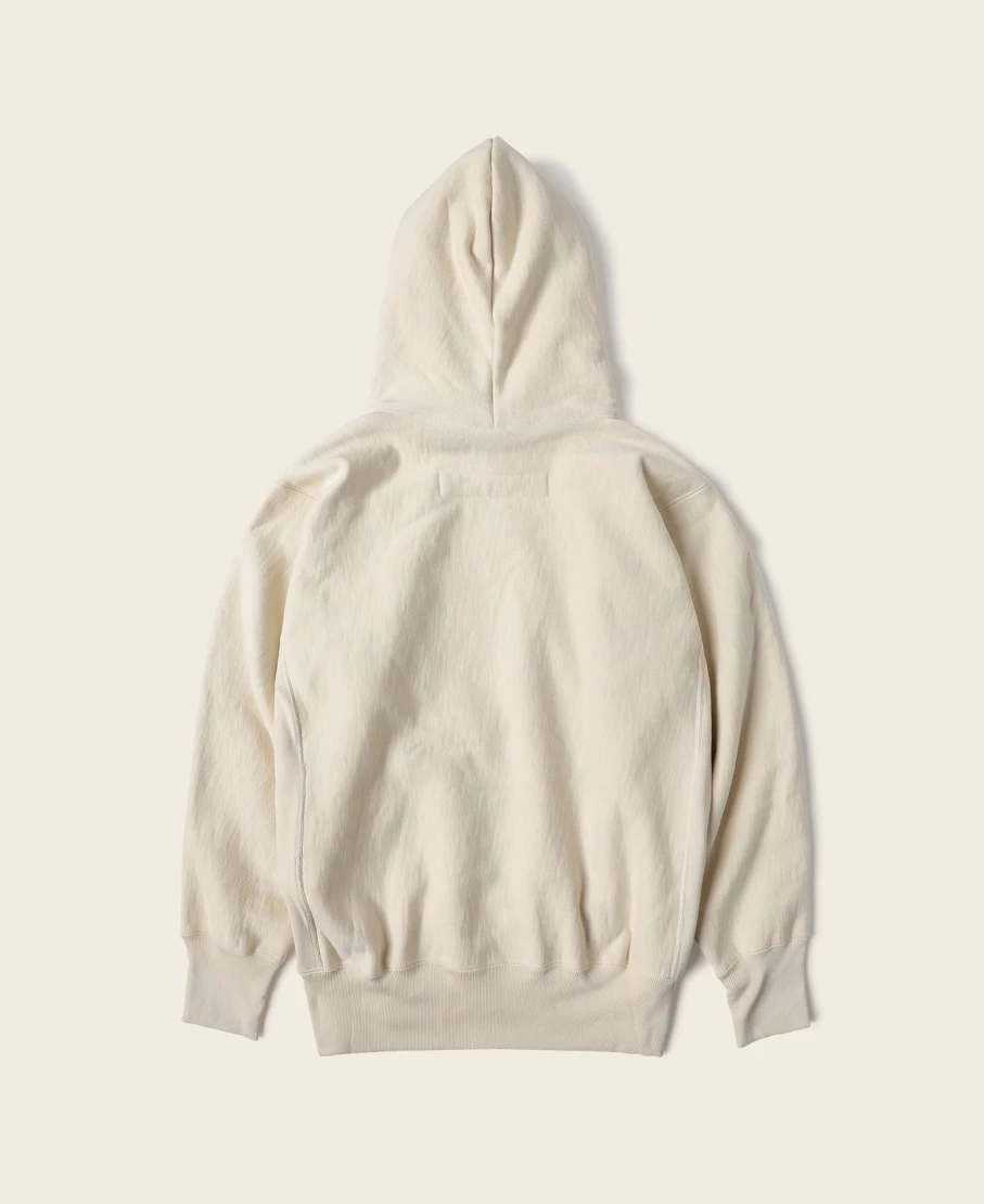 Bronson Men's Apricot Reverse Weave Hoodie - 21 Oz Military Academy Sweatshirt