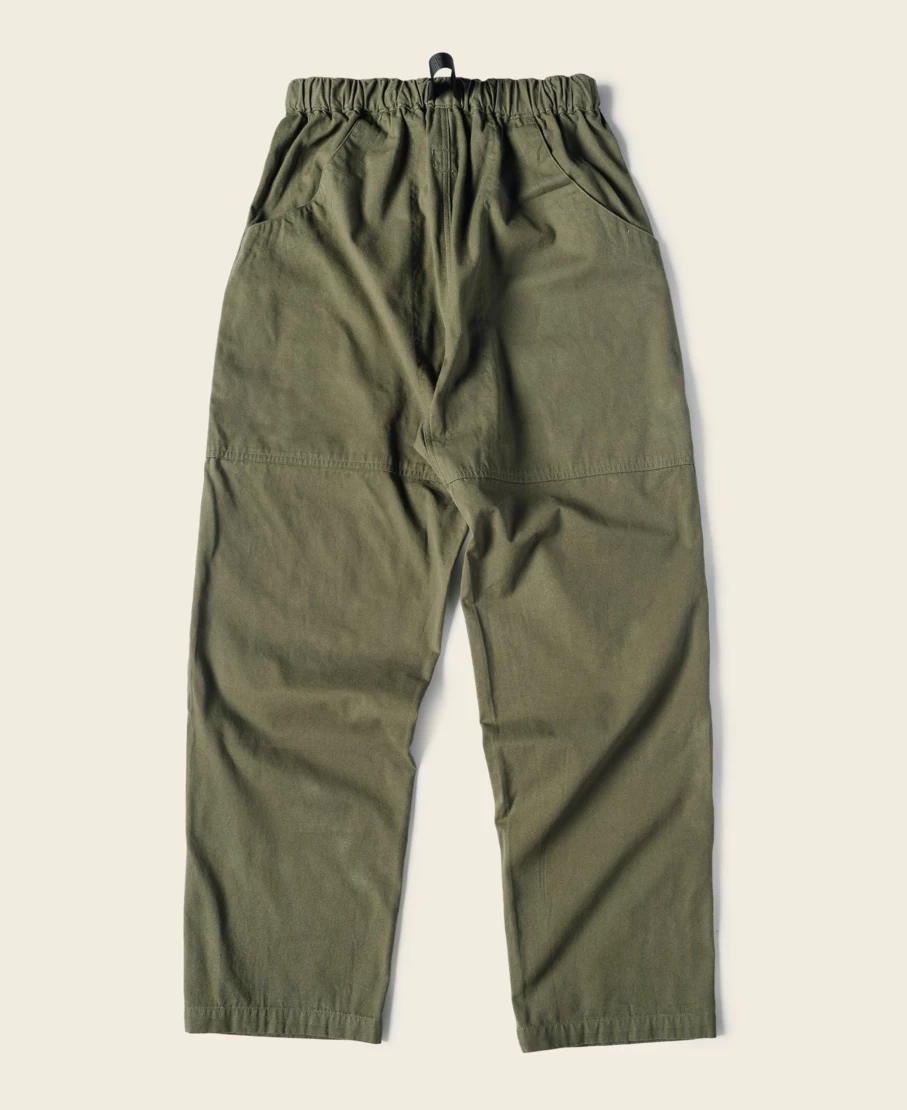 Bronson Men's Olive 10 Oz Cotton Canvas Climbing Pants - Durable Outdoor Adventure Trousers