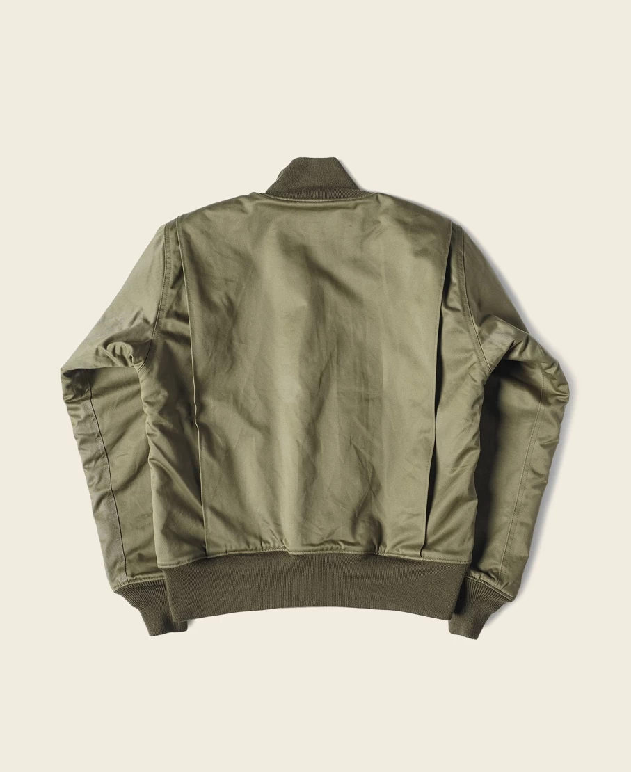 Bronson Men's US Army 1st Tanker Jacket in Yellow-Green - Vintage Military Style Outerwear