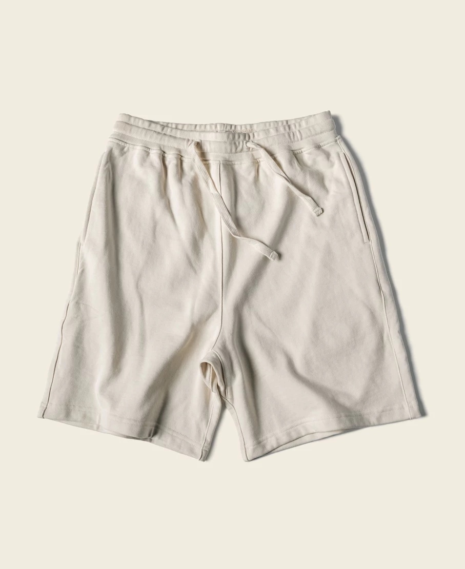 Bronson Men's Apricot French Terry Sweat Shorts - 15 Oz Comfort Fit Casual Shorts