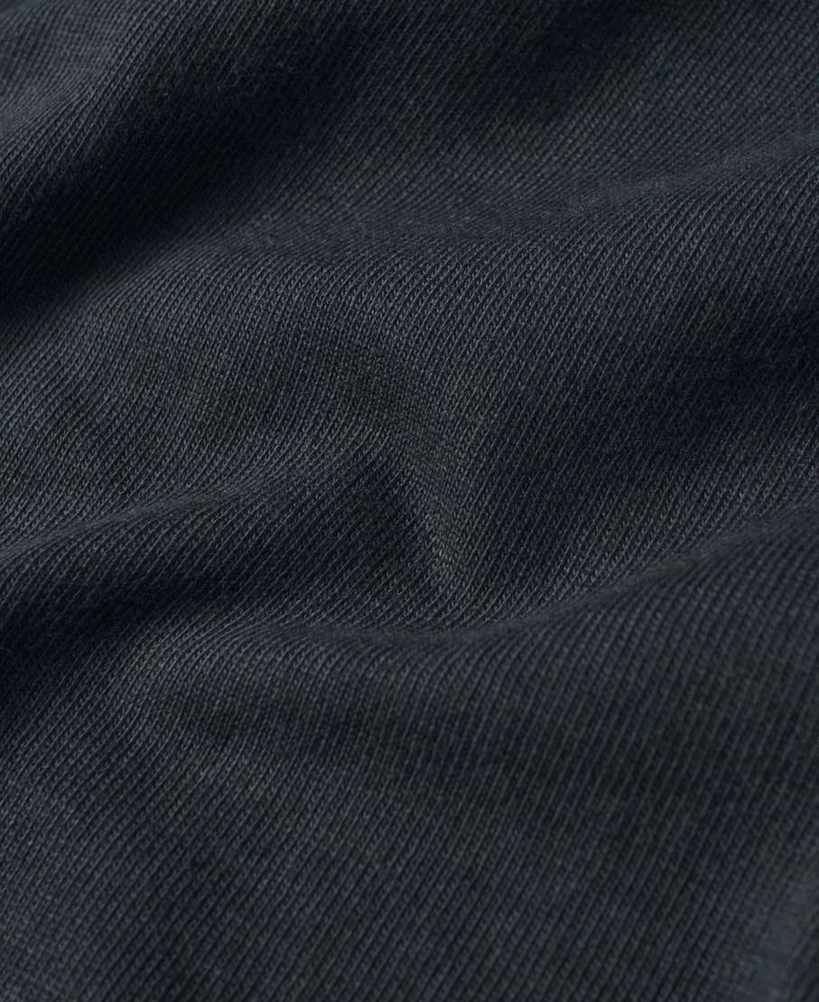 Bronson Men's Vintage Black Loopwheel Tubular Athletic T-Shirt