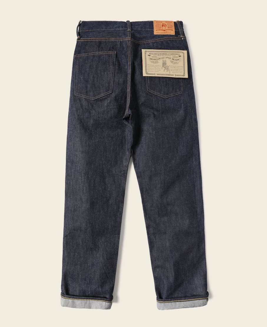 Bronson 1947 Selvedge Denim Jeans for Men - Indigo Raw Denim Lot 47801Xx