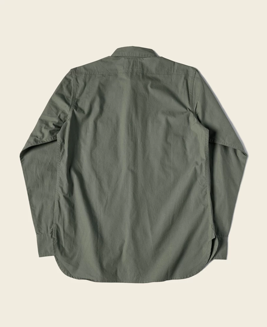 Bronson Men's Olive U.S.N. N-3 Utility Shirt – Military Style Workwear