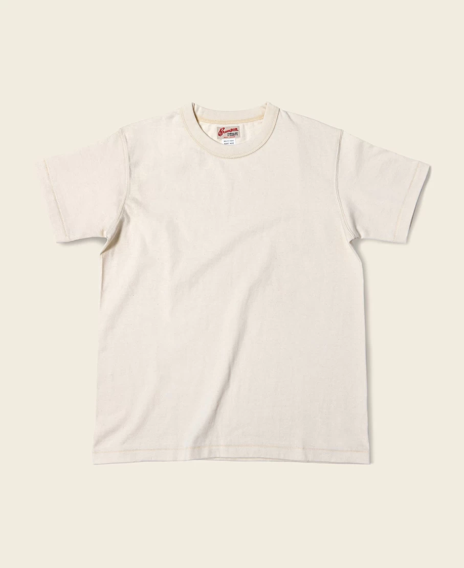 Bronson Men's Apricot Loopwheel Tubular Athletic T-Shirt - Vintage Comfort Fit Tee