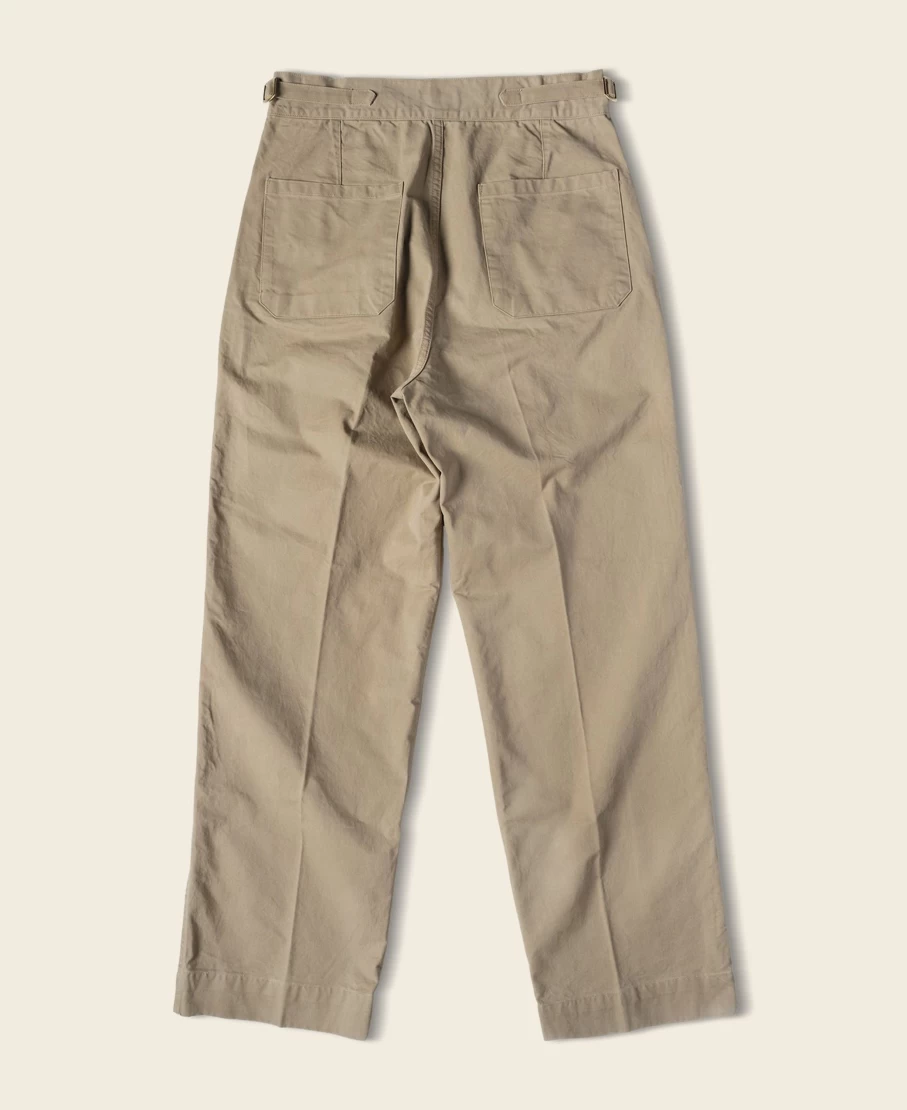 Bronson Men's 1960s Australian Army Khaki Combat Pants Vintage Military Style