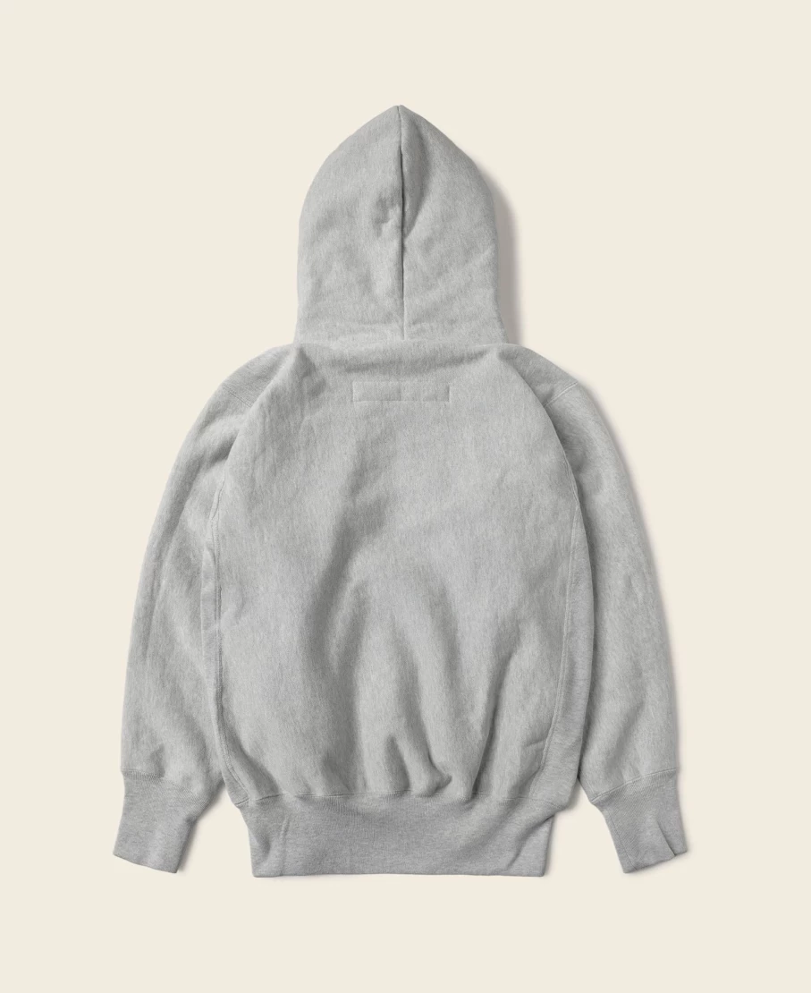 Bronson Men's Gray Reverse Weave Hoodie - US Naval Academy Style