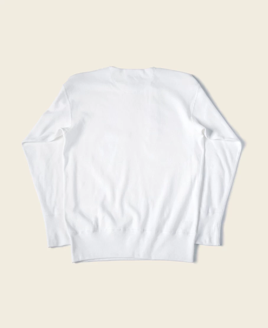 Bronson Men's White Henley Shirt - 14 Oz Side Button Casual Top