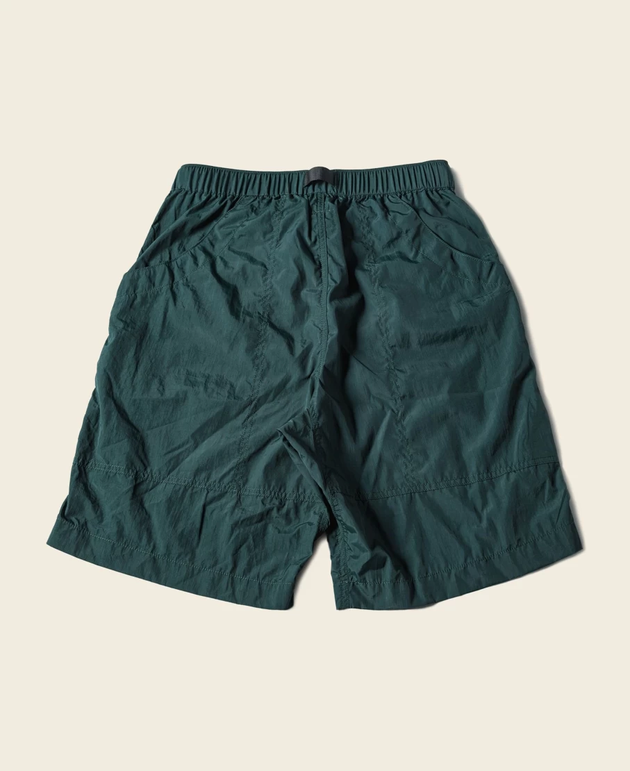 Bronson Men's Green Nylon Climbing Shorts for Outdoor Adventures
