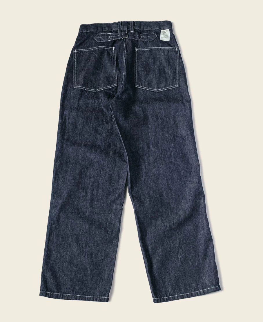 Bronson 1935 US Army CCC Fatigue Dungaree Pants for Men in Indigo - Vintage Military Workwear