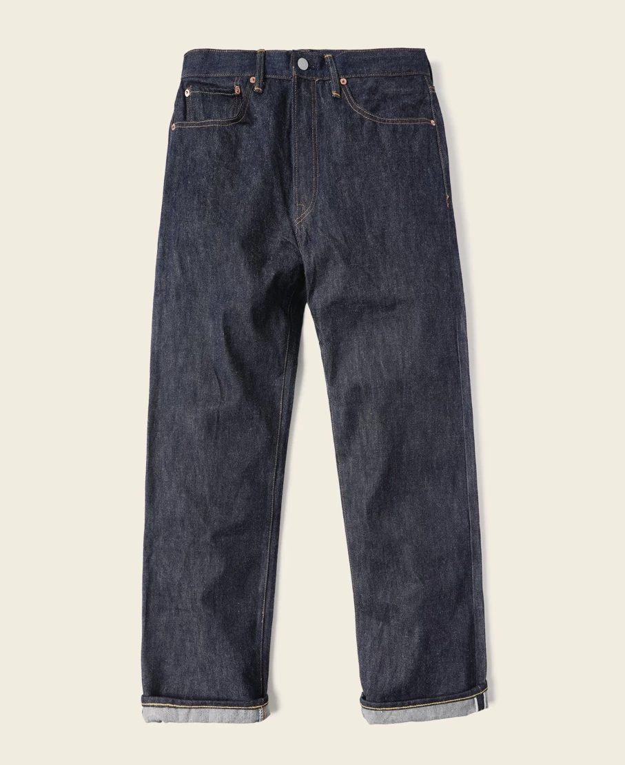 Bronson Men's 1947 Selvedge Denim Jeans in Indigo - Lot 47801Xx