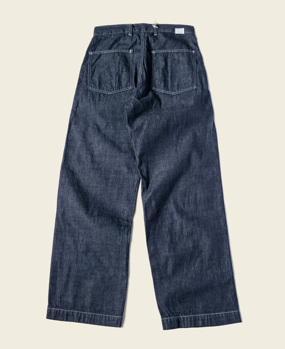 Bronson M-40 Military Fatigue Pants for Men - Indigo Dungaree Work Trousers