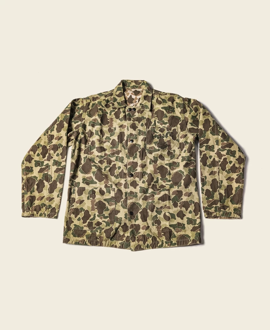 Bronson Men's WWII USMC P-42 Duck Hunter Jacket in Camo Camouflage
