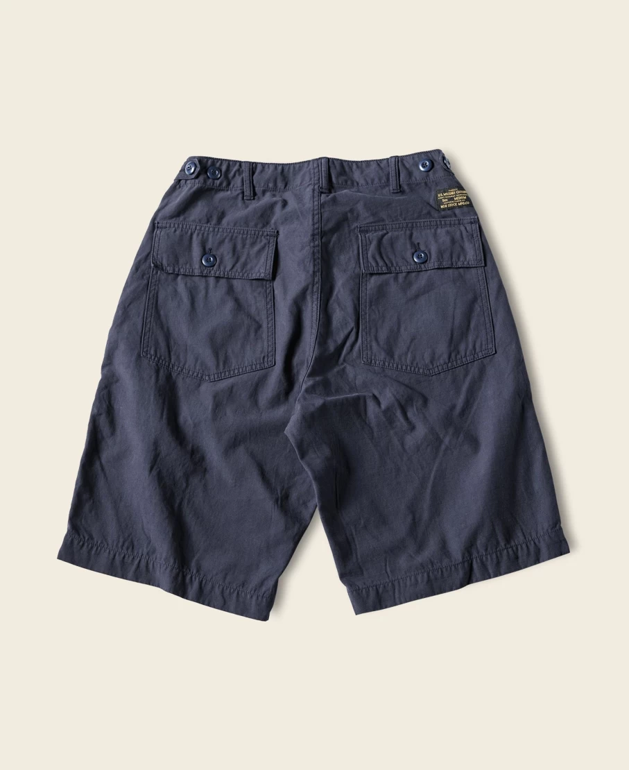 Bronson Men's Navy Og107 Vietnam War Fatigue Utility Shorts Military Vintage Style