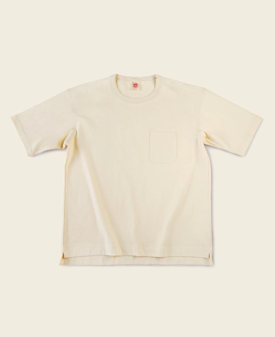 Bronson Men's Apricot Classic Pocket T-Shirt - 9.8 Oz Soft Cotton Tee