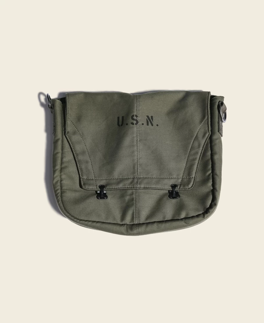 Bronson Green Military Utility Tool Bag - Heavy Duty Navy Deck Gear Pouch for Men