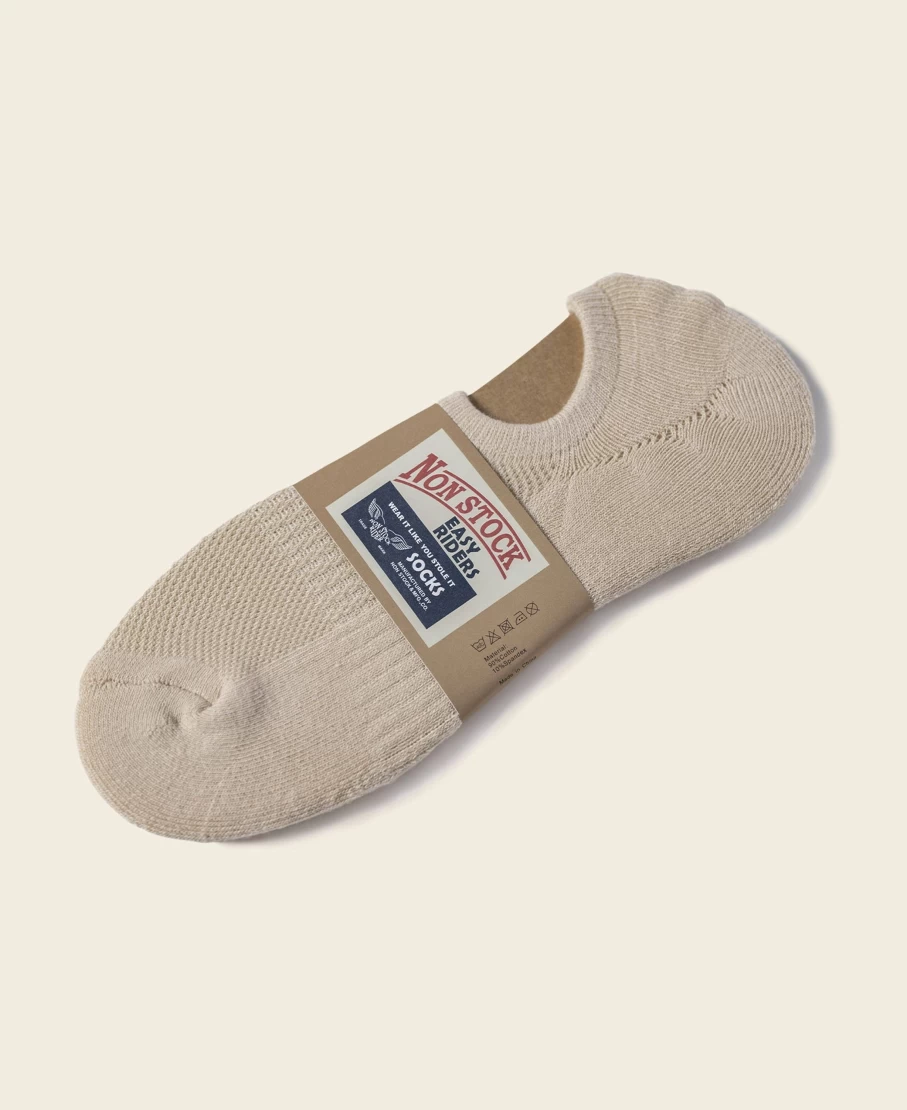 Bronson Men's Embryo Colored Cotton No Show Socks