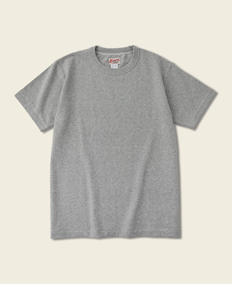 Bronson Men's Loopwheel Tubular Athletic T-Shirt in Gray