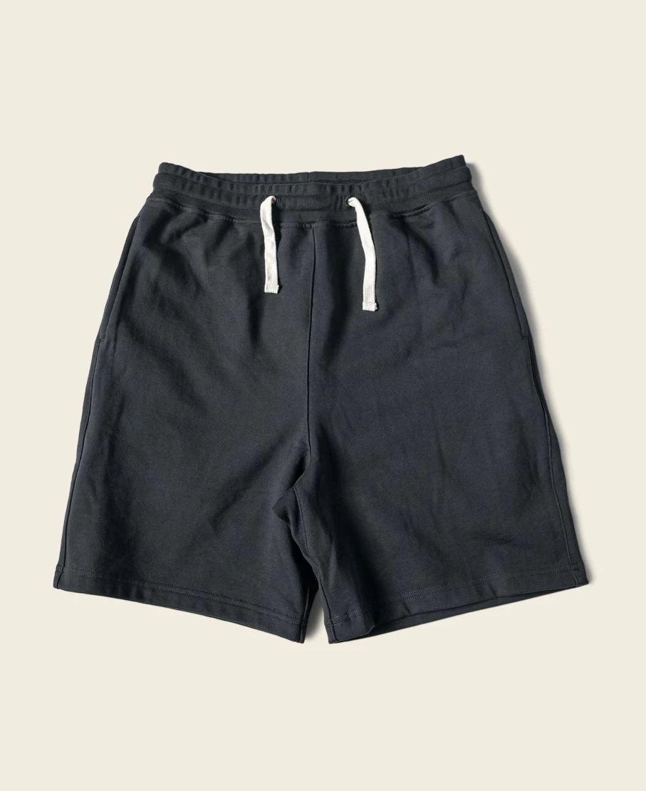 Bronson Men's Black French Terry Sweatpants - 15 Oz Comfort Shorts