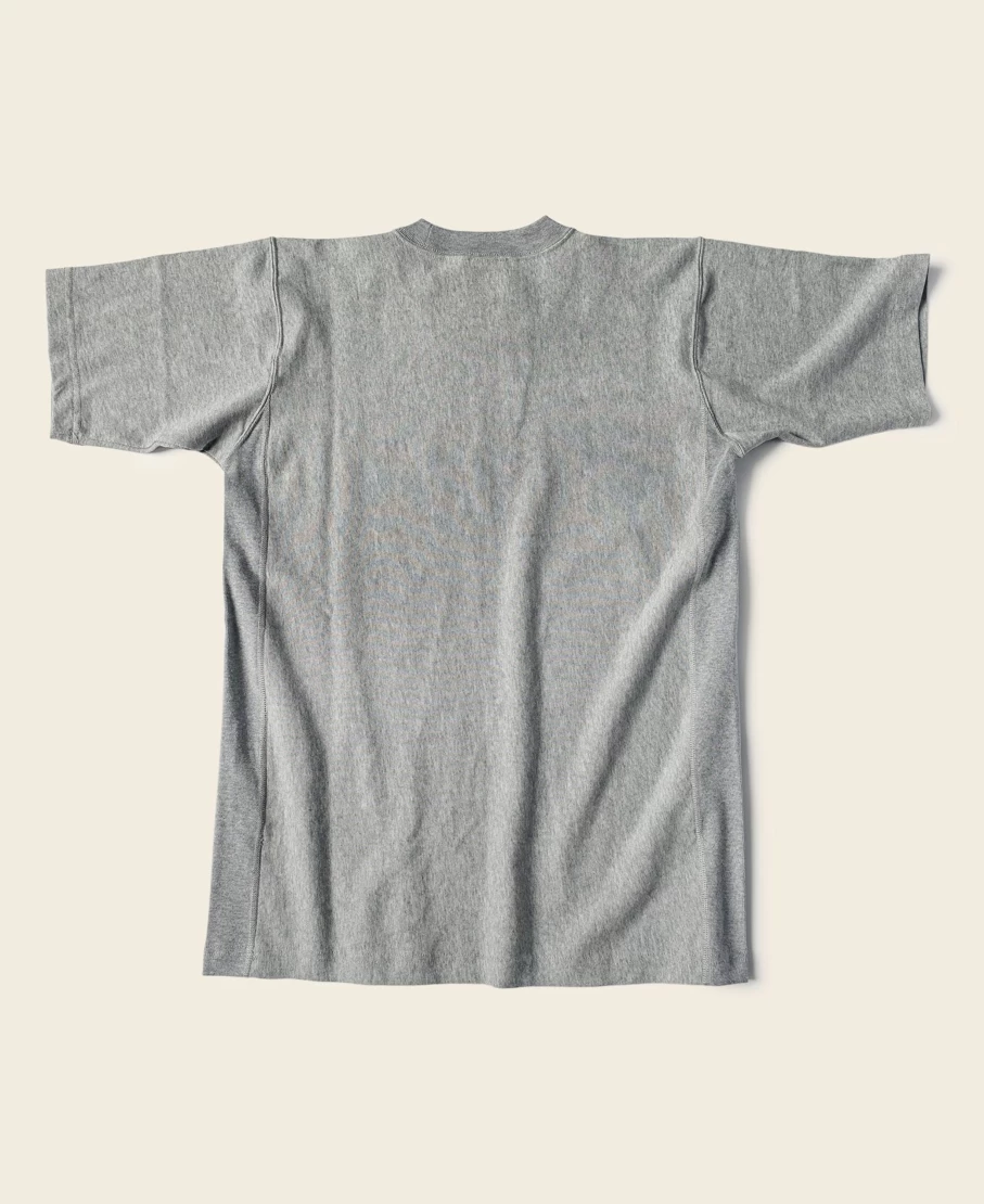 Bronson Men's Gray Watchdog Logo Reverse Weave T-Shirt