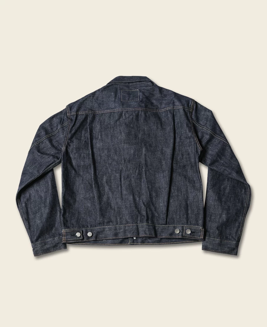 Bronson Men's 1954 Type 2 Selvedge Denim Jacket in Indigo - Lot 807Xx
