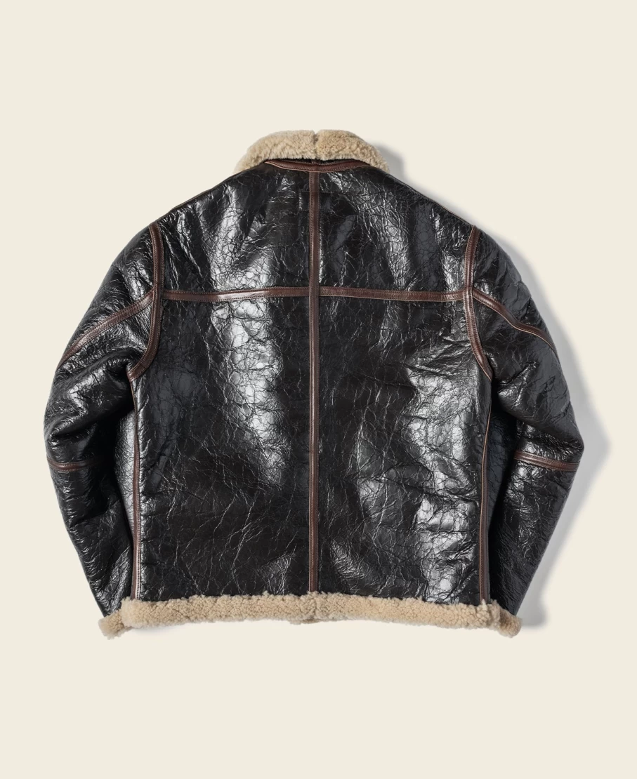 Bronson Men's Brown USAAF Type D-1 Jacket - Vintage Military Flight Jacket