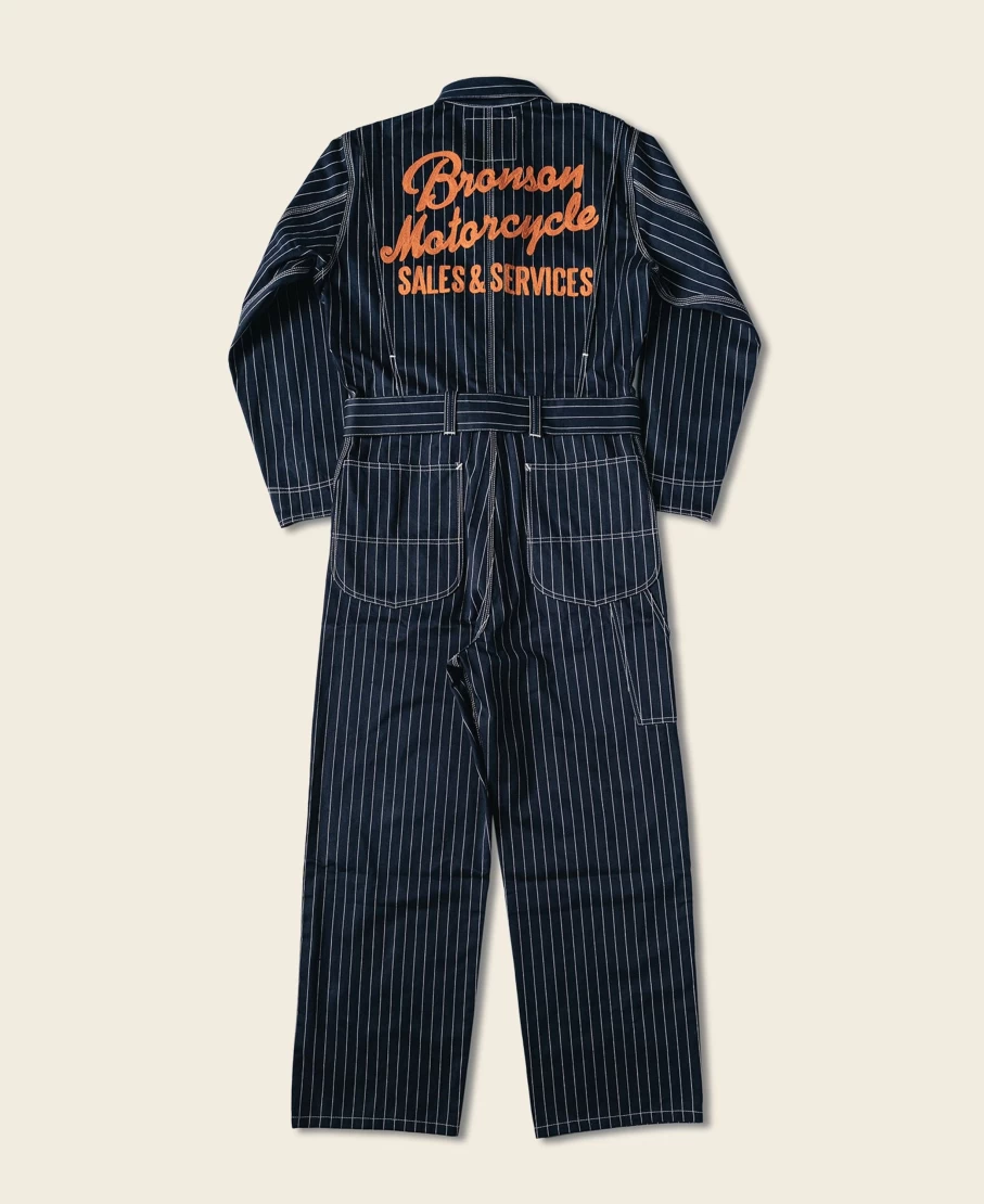 Bronson Men's 1950s Navy Mechanic Coveralls Jumpsuit - Vintage Workwear