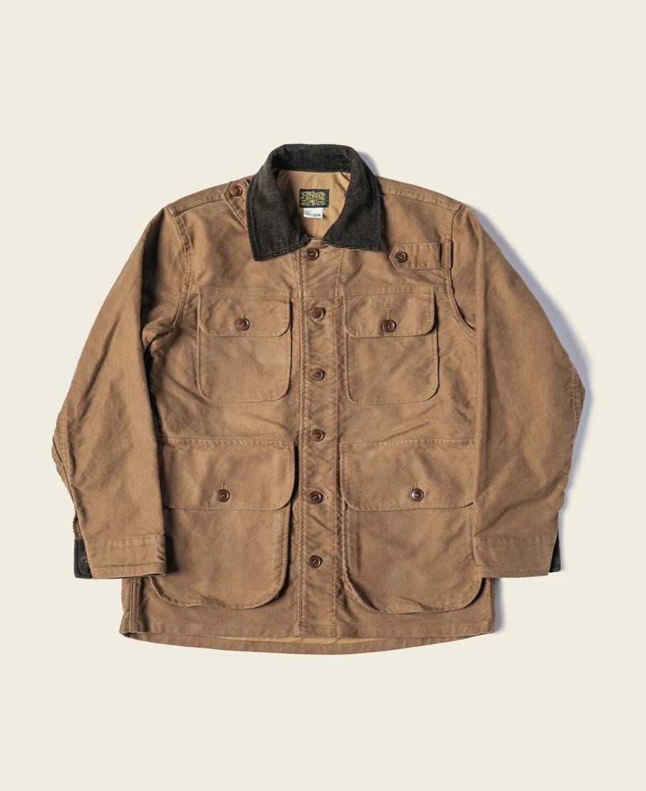Bronson Men's Earth Yellow Moleskin Warden Jacket - Lot 954