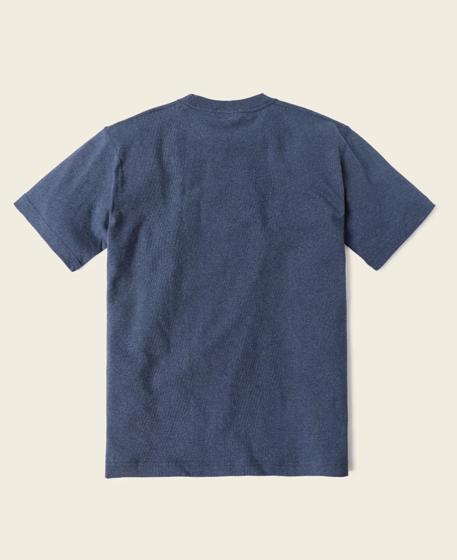 Bronson Men's Denim Blue 9 Oz US Cotton Tubular T-Shirt