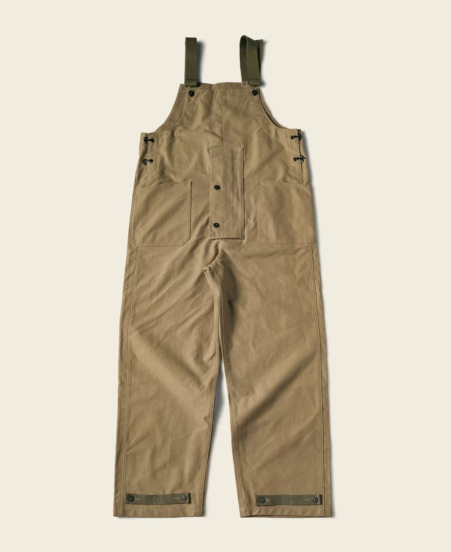 Bronson Men's Khaki Experimental Test Sample Deck Overalls
