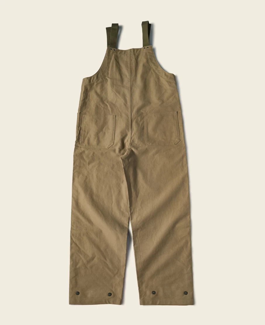 Bronson Men's Khaki Experimental Test Sample Deck Overalls