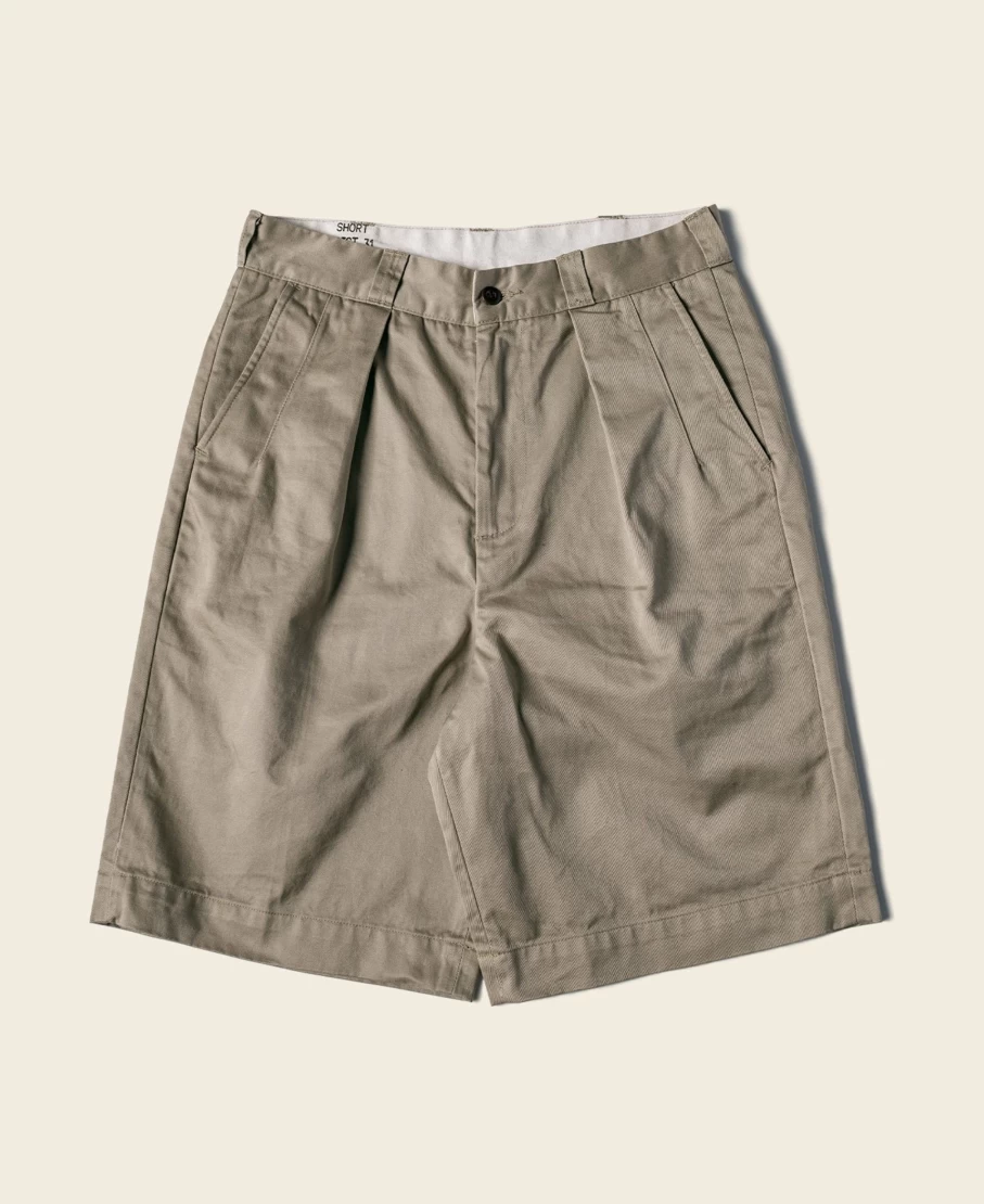 Bronson Men's Khaki 1956 USAF Inspired Military Shorts
