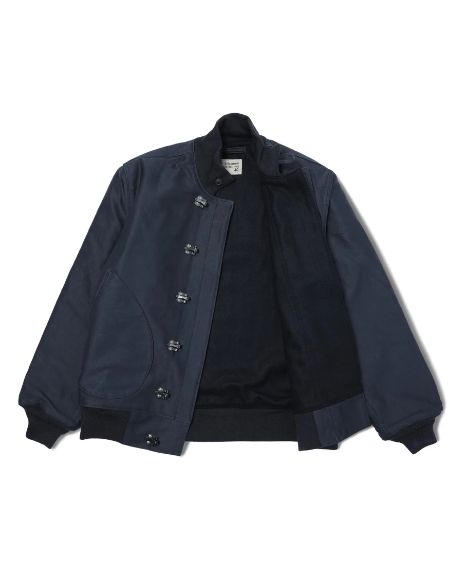 Bronson Men's Navy Deck Hook Jacket - Heavy Duty Workwear for Outdoor Activities
