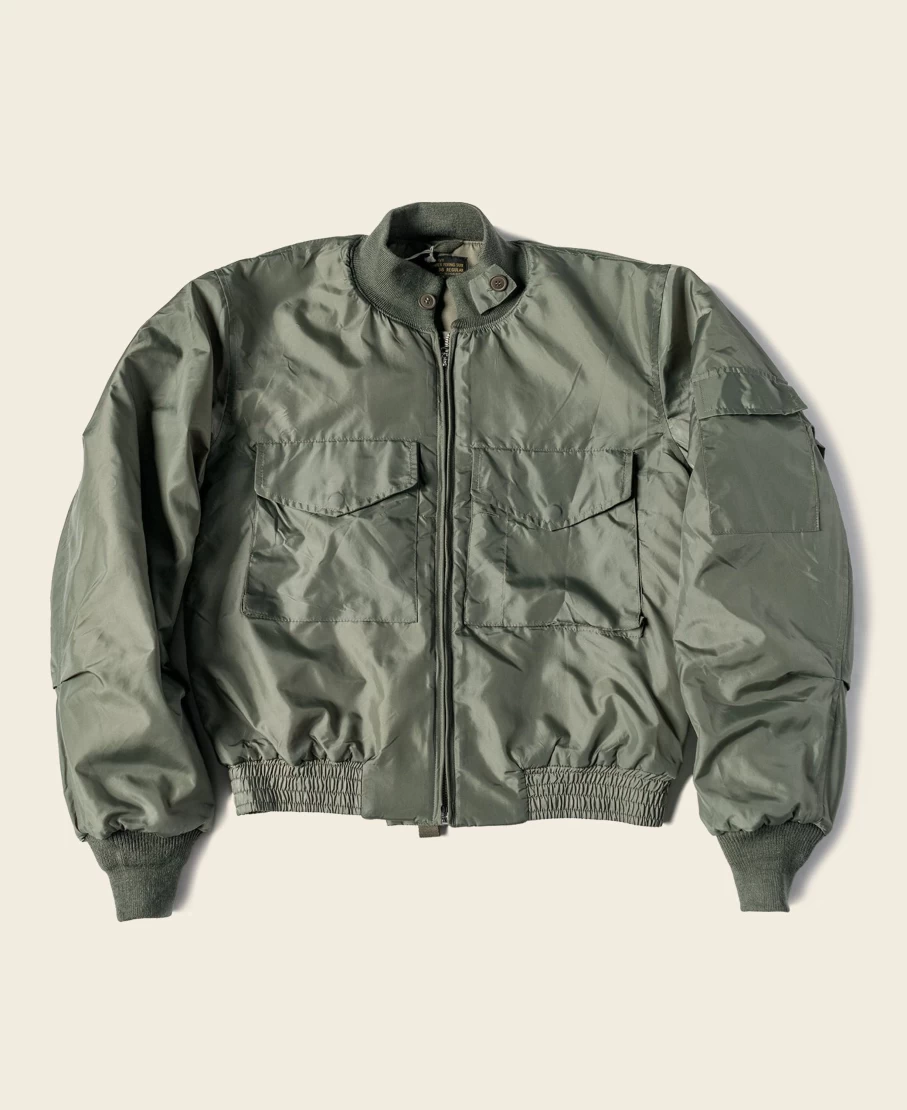 Bronson Olive US Navy Jacket - Mil-S-18342A Flight Suit for Men, Winter Military Flying Jacket