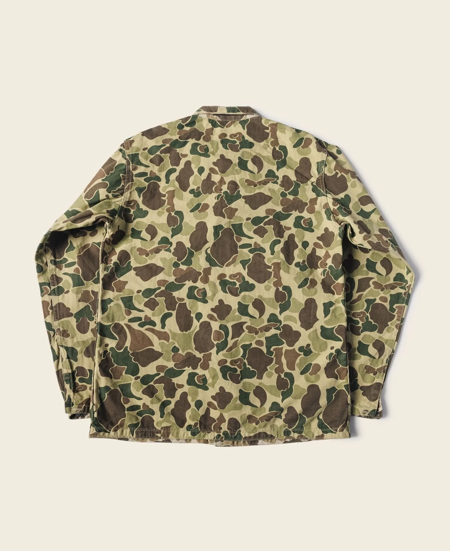 Bronson Men's WWII USMC P-44 HBT Duck Hunter Jacket in Camo
