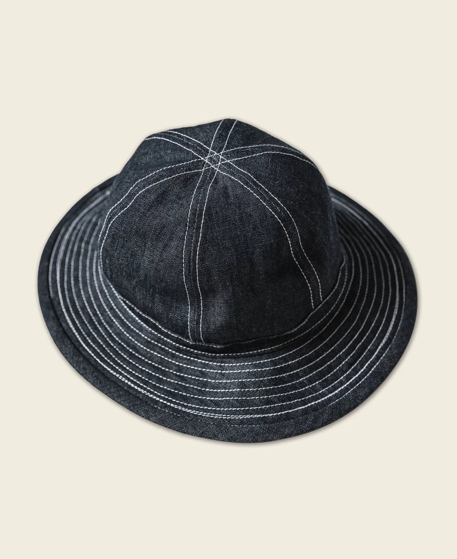 Bronson Denim Daisy Mae Hat for Men - Vintage Style Cotton Cap