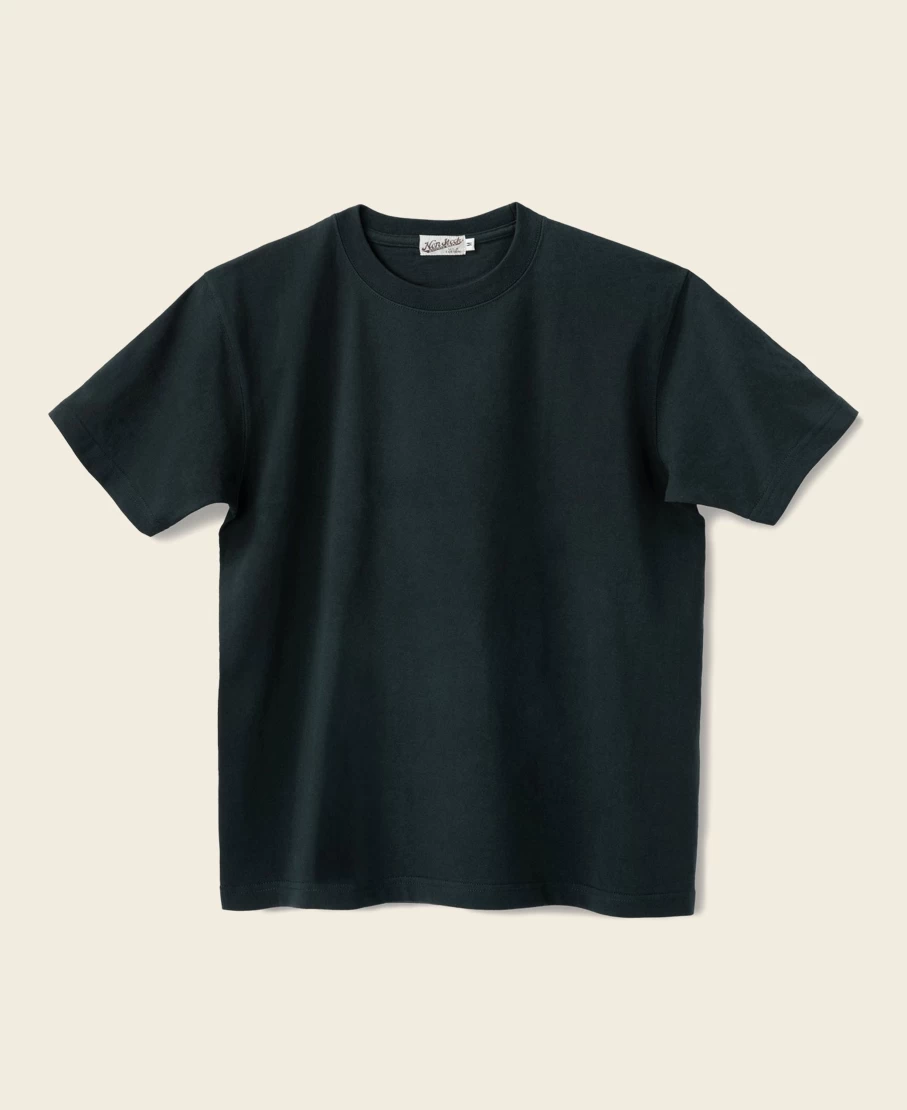Bronson Men's Vintage Black 9 Oz US Cotton Tubular T-Shirt