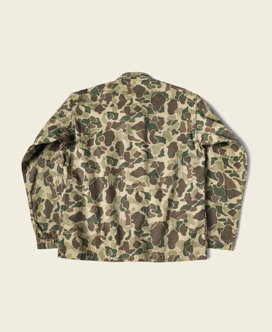 Bronson Men's M-43 Camouflage Jacket – US Army Style Military Field Coat